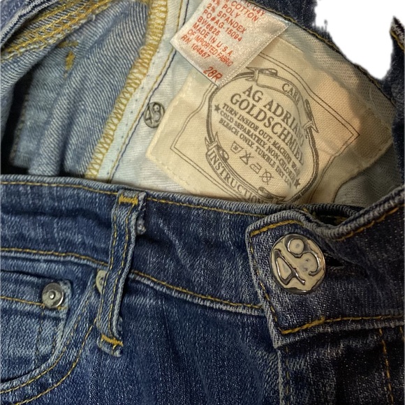 Ag Adriano Goldschmied Dark Blue Denim Jeans - Picture 6 of 6